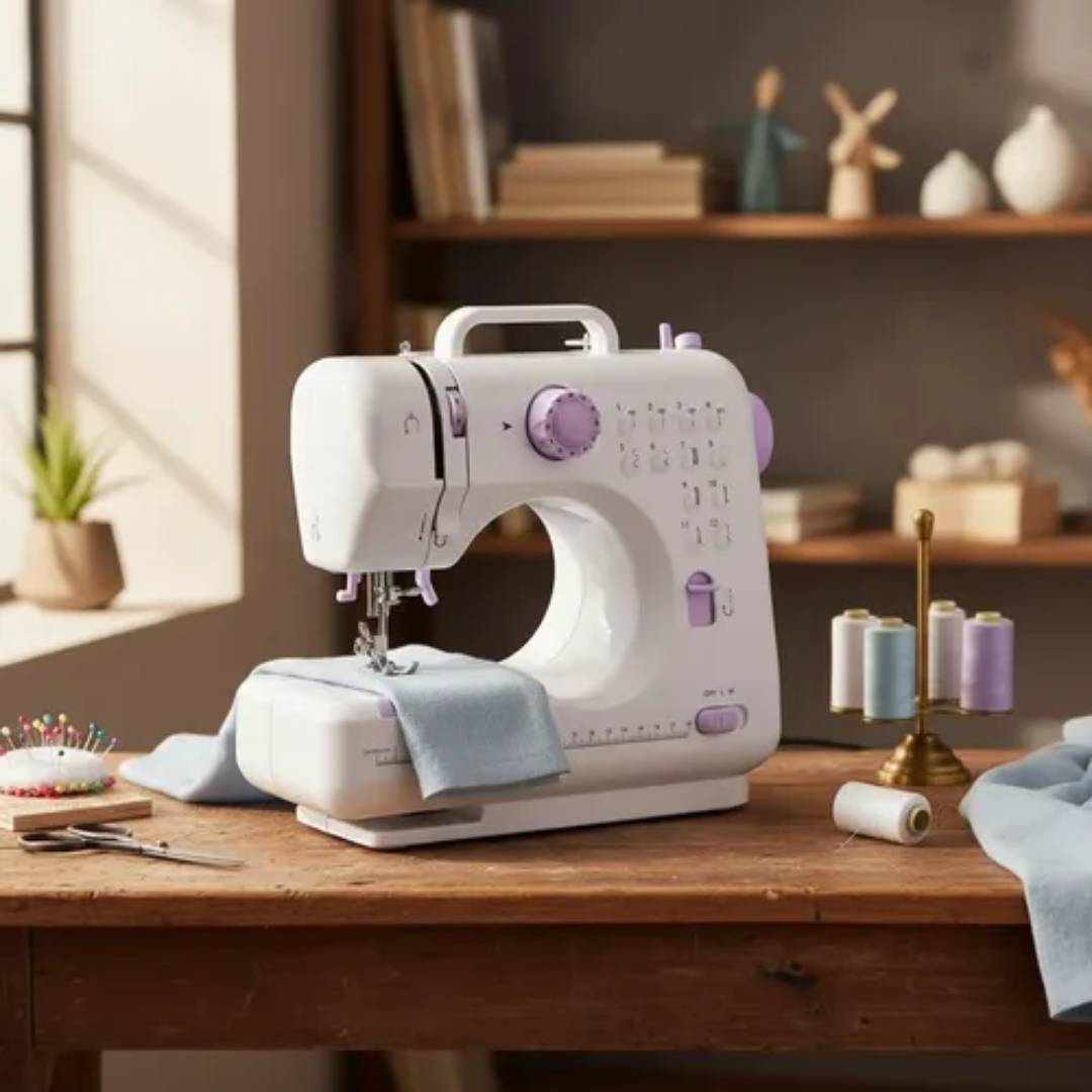 MÁQUINA DE COSER PORTÁTIL MULTIFUNCIONAL