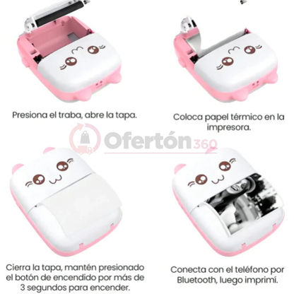 Mini Impresora Térmica Portátil