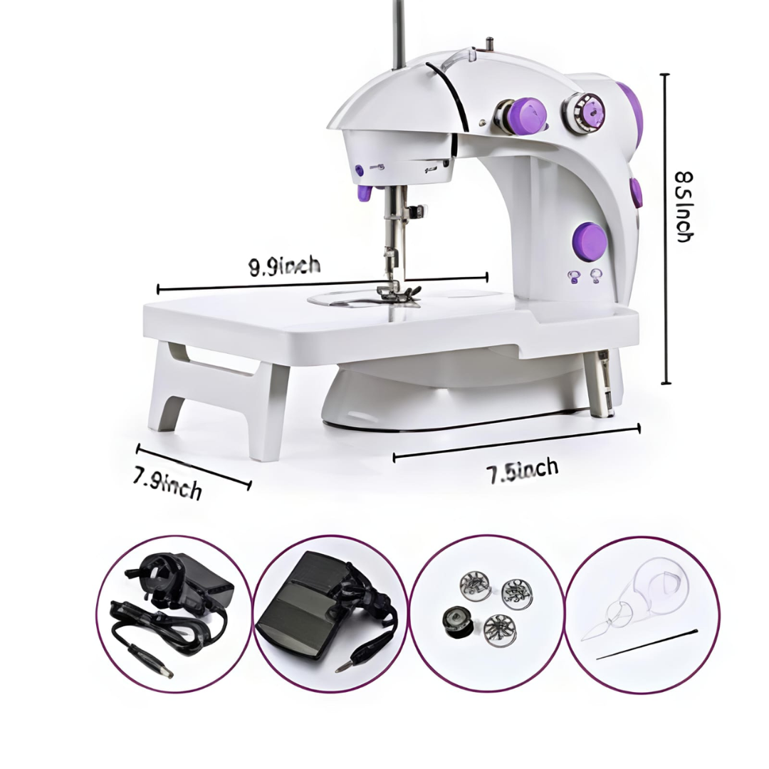 MÁQUINA DE COSER PORTÁTIL MULTIFUNCIONAL